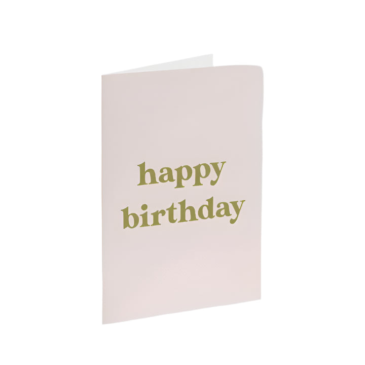 Retro Happy Birthday Card