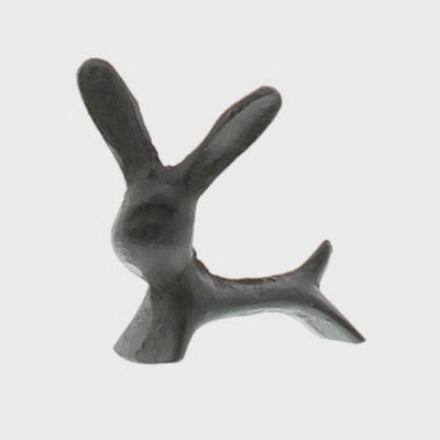 Cast Iron Figurine - Buttons Bunny