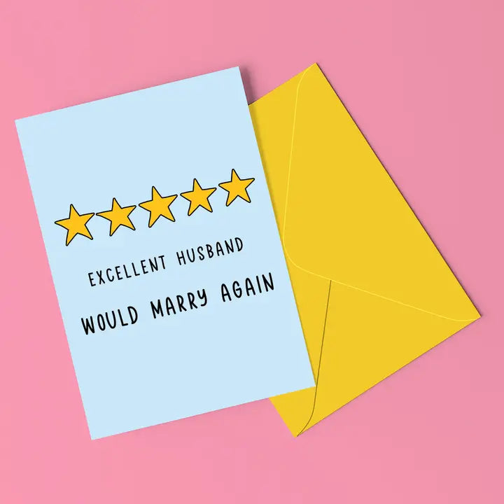 Excellent Husband Card