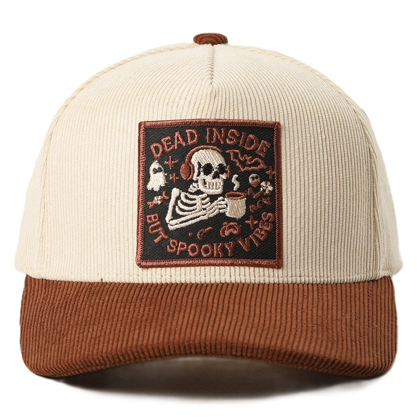 Corduroy Trucker Cap - Dead Inside, Brown