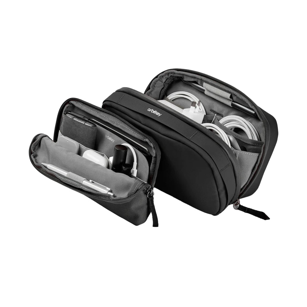 2 In 1 Tech Pouch - Black