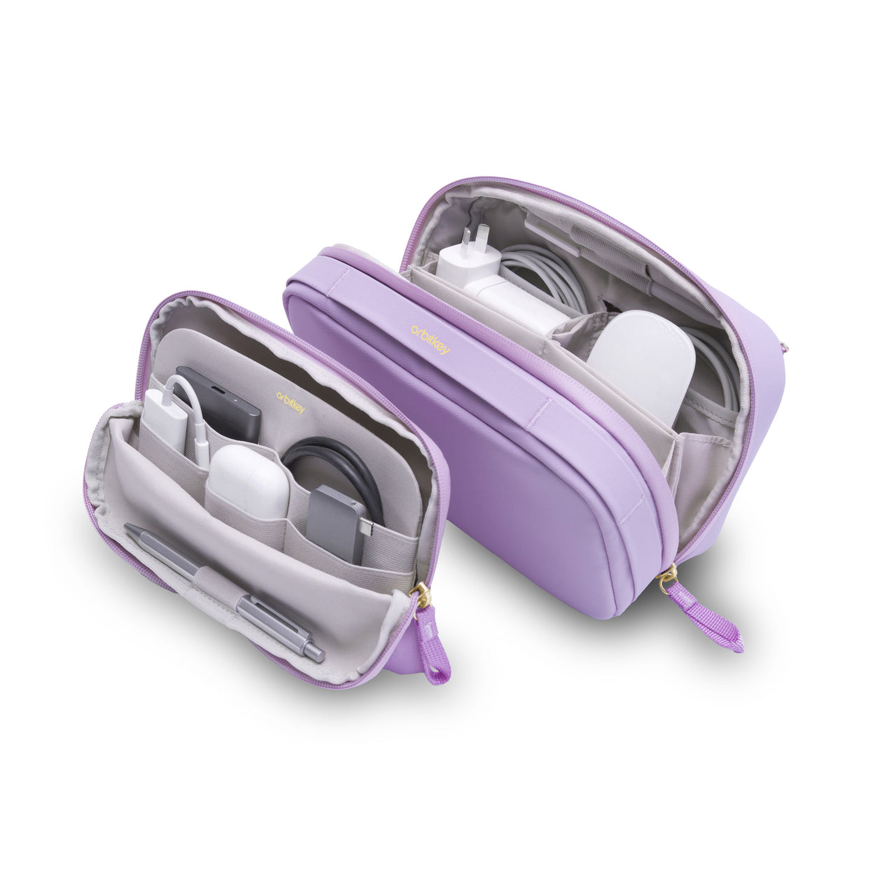 2 In 1 Tech Pouch - Lilac