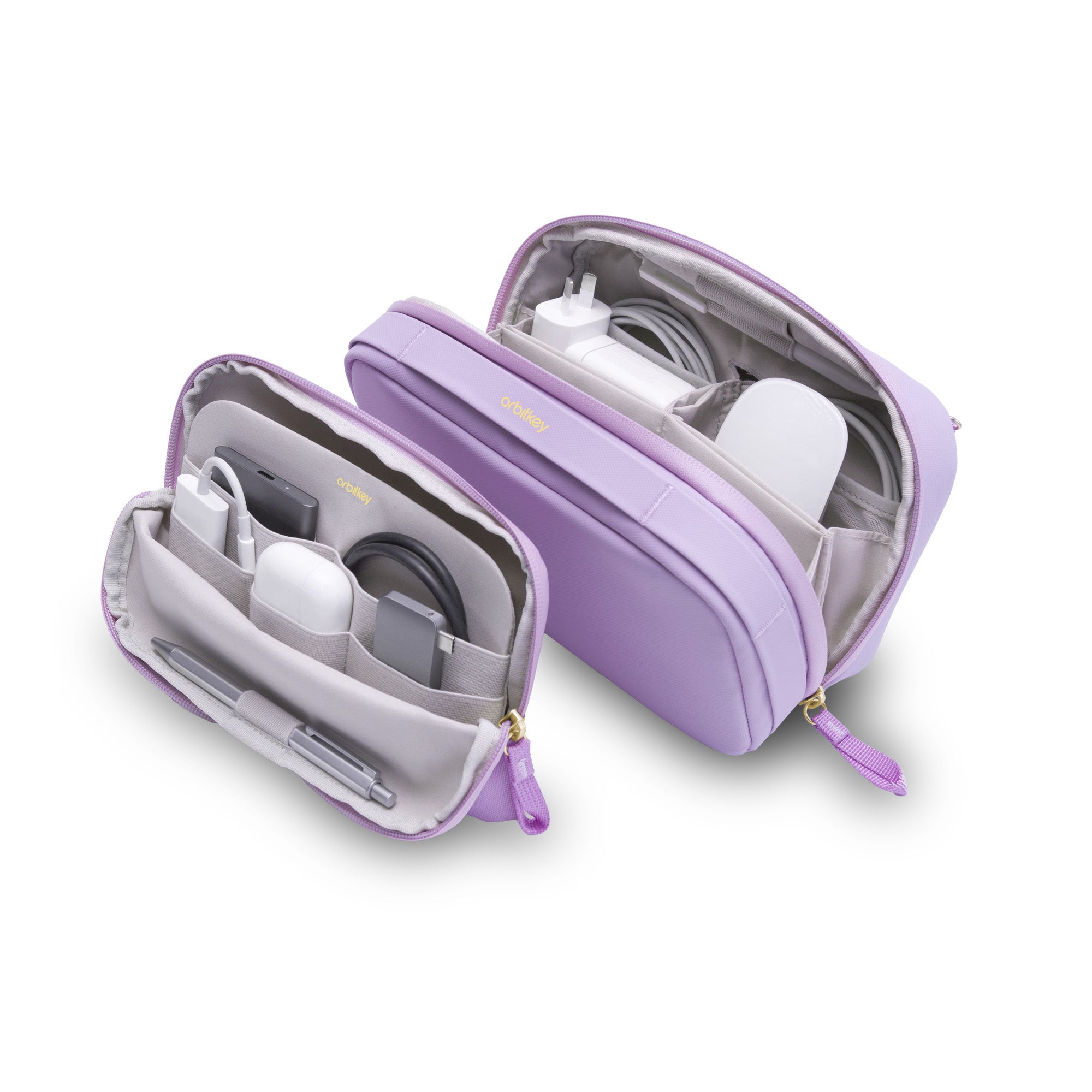 2 In 1 Tech Pouch - Lilac