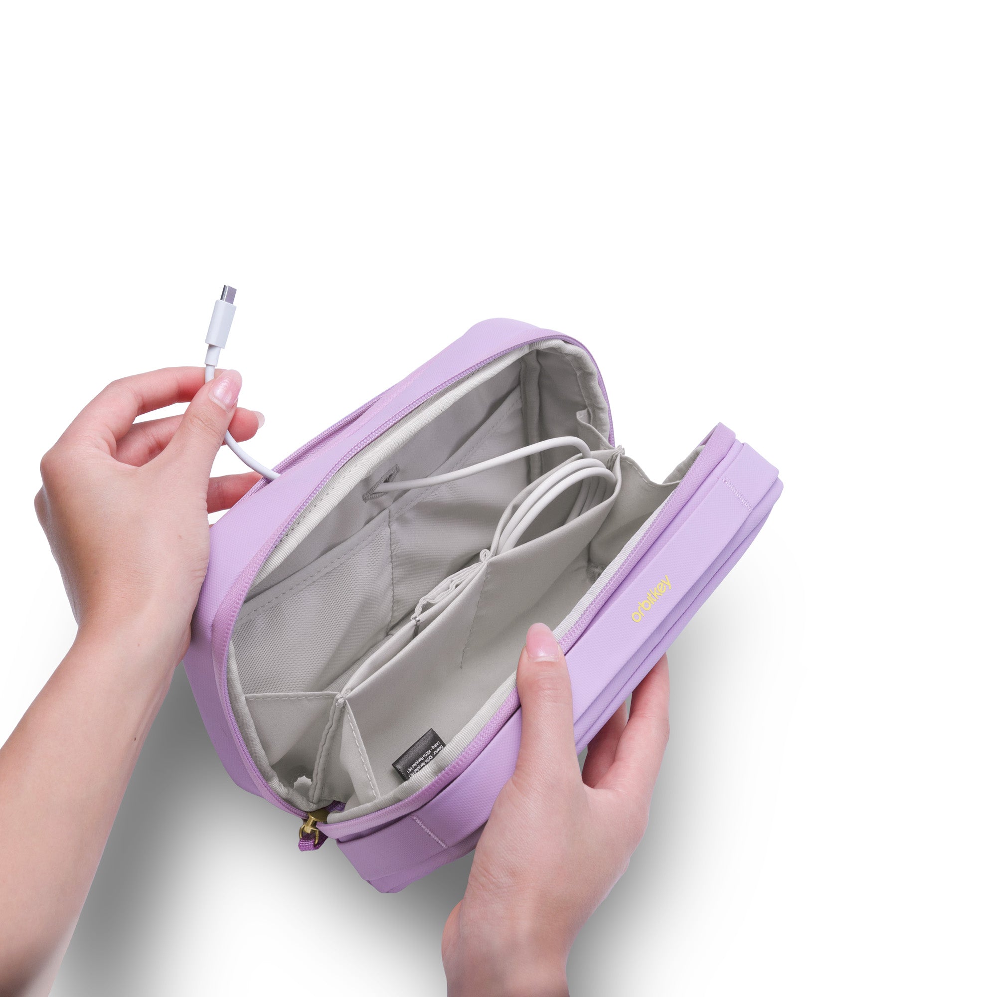2 In 1 Tech Pouch - Lilac