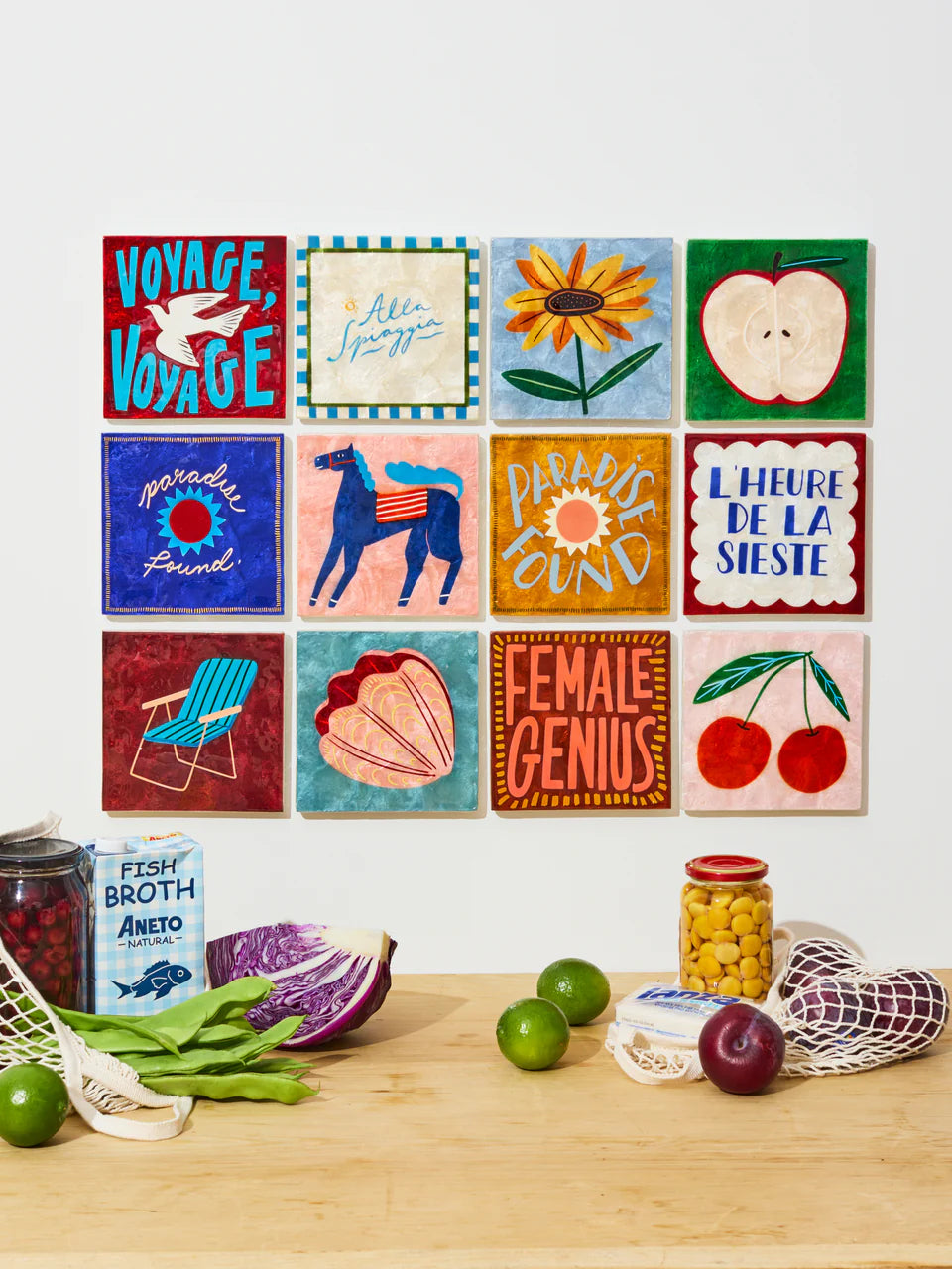 Capiz Shell Art Tile - Superette - Genius