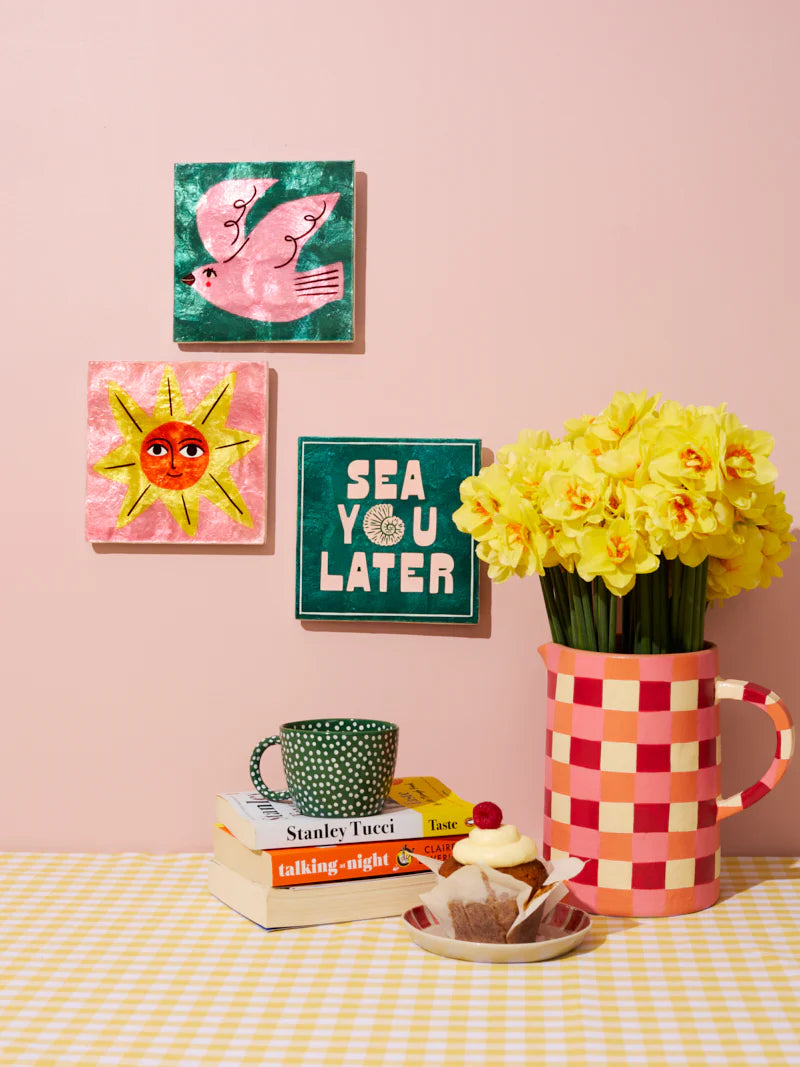 Capiz Shell Art Tile - Superette - Bird