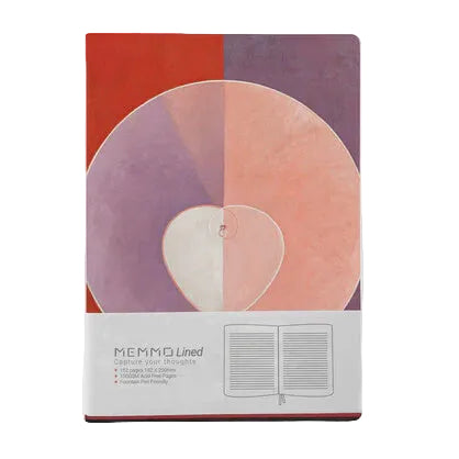 A5 Lined Notebook  & Pen Set - Hilma af Klint/Pink