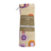 Linen Laundry Bag - Groovy Rainbow
