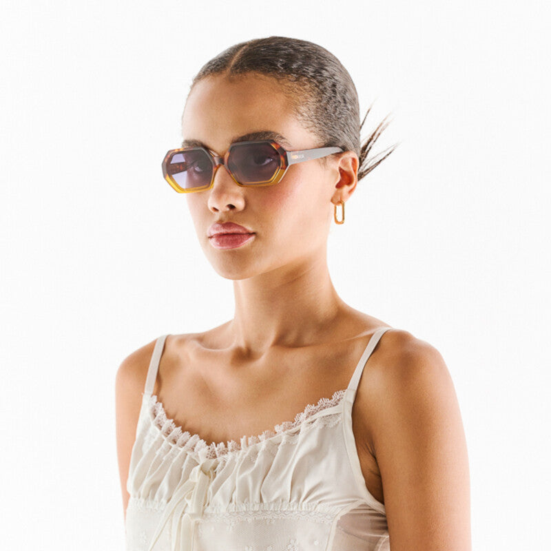 Okkia Sunglasses - Andrea Havana Yellow