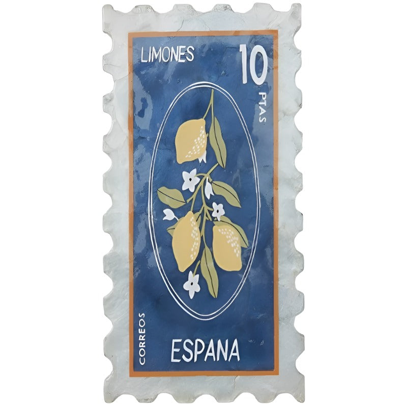 Capiz Shell Art - Fiesta Stamp - Limones