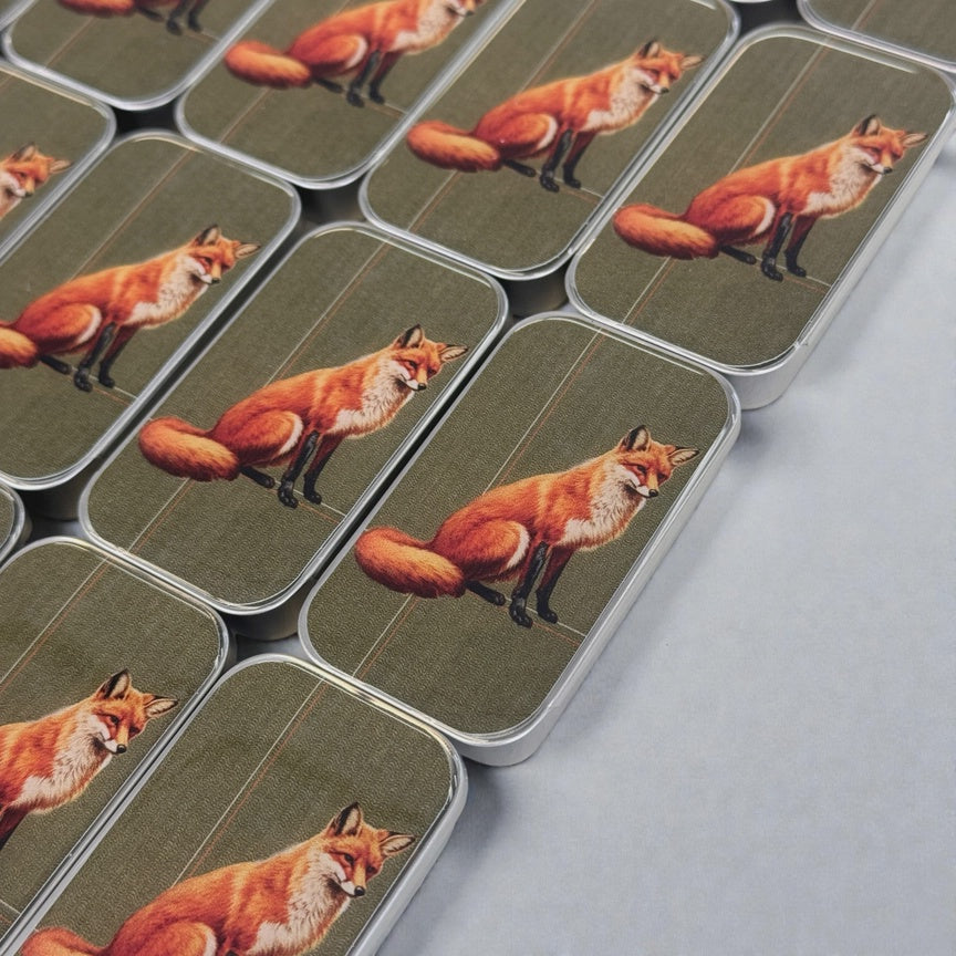 Notions Tin Small - Woodland Fox