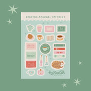 Reading Journal Sticker Sheet