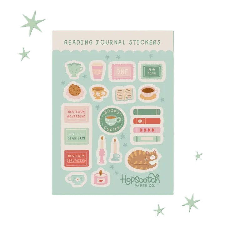 Reading Journal Sticker Sheet