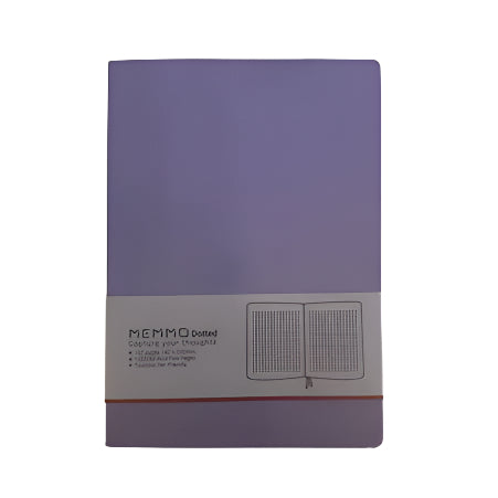 MEMMO A5 Dotted Notebook - Violet