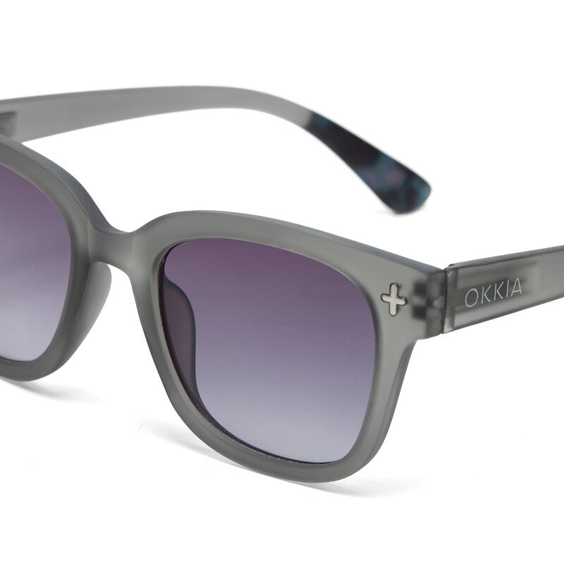 Okkia Sunglasses - Giovanni Translucent Grey