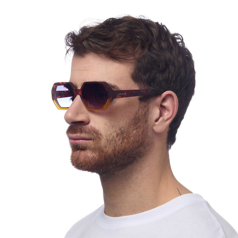 Okkia Sunglasses - Andrea Havana Yellow