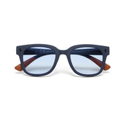 Okkia Sunglasses - Giovanni Midnight (Blue Lenses)