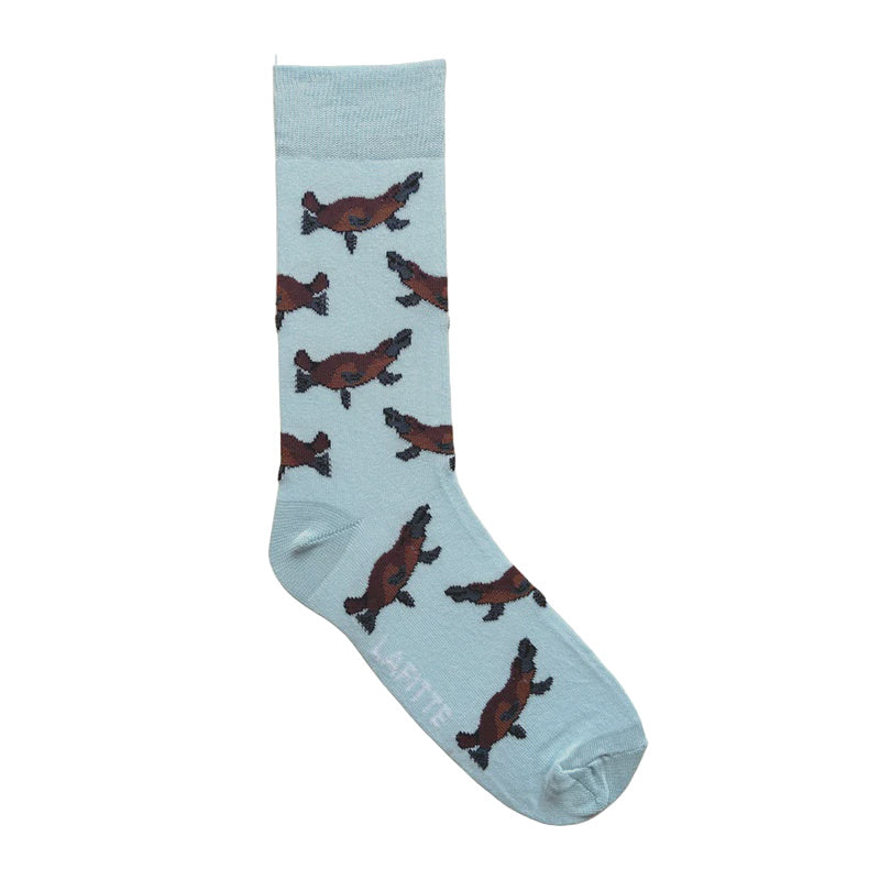 LAFITTE Socks - Platypus - Blue (W8-12, M6-11) -
