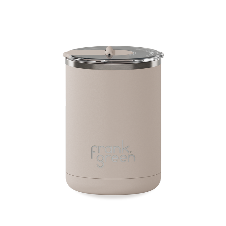 Ceramic Coffee Cup With Hinged Lid 355 ml - Moon Dust