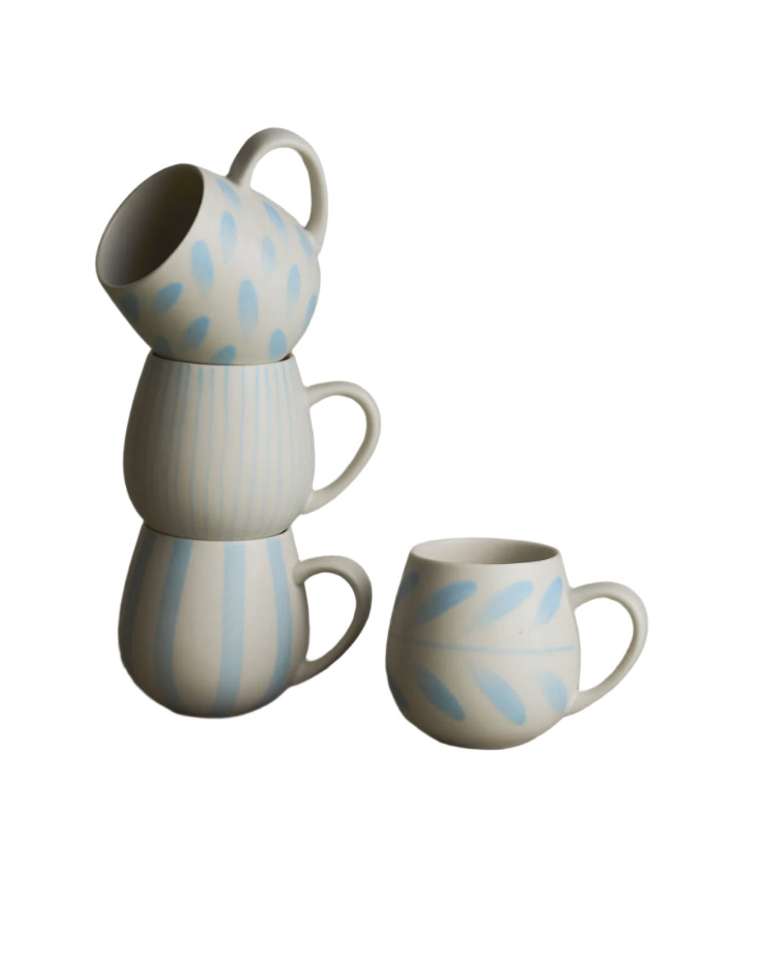 Hug Me Mug 4 pk - Forget Me Not Brush