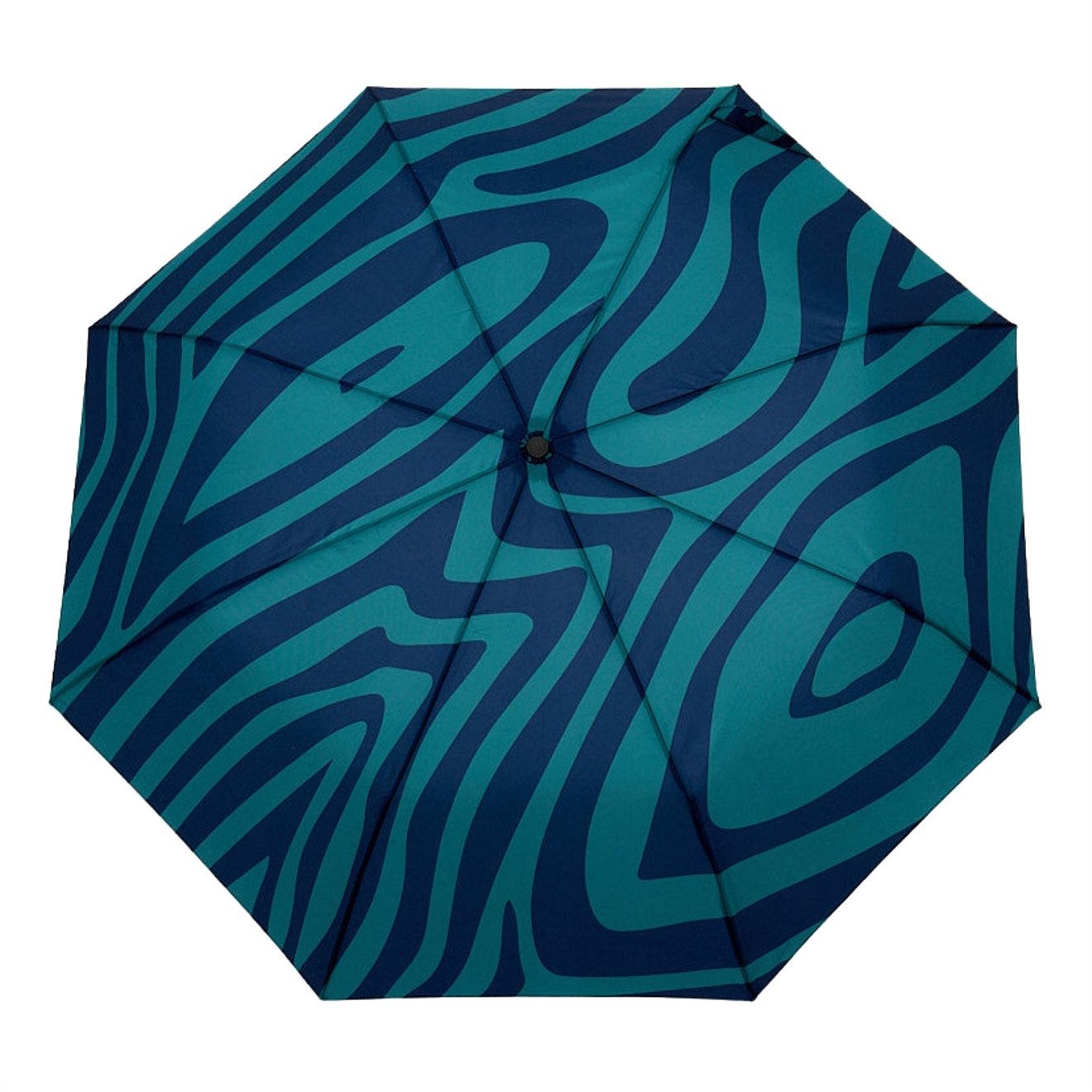 Duckhead Compact Umbrella - Swirl in Blue