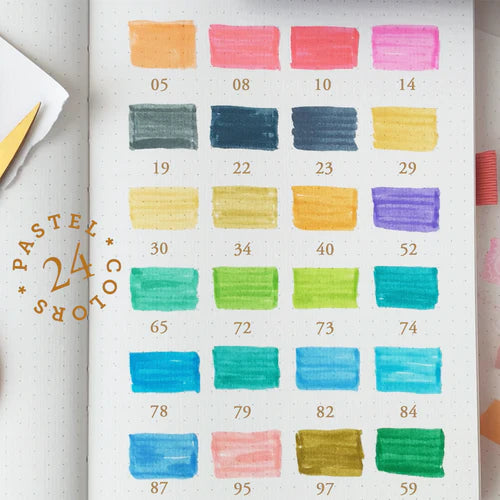 Dual Tip Markers - Pastel Set of 24