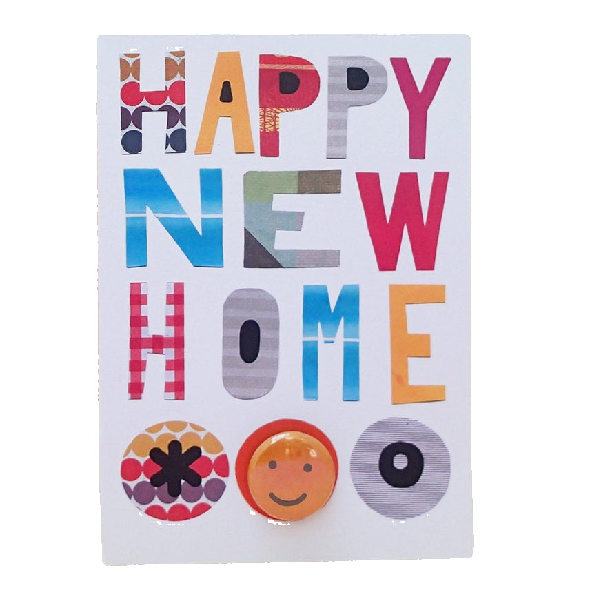 Card With Badge - Collage Text New Home