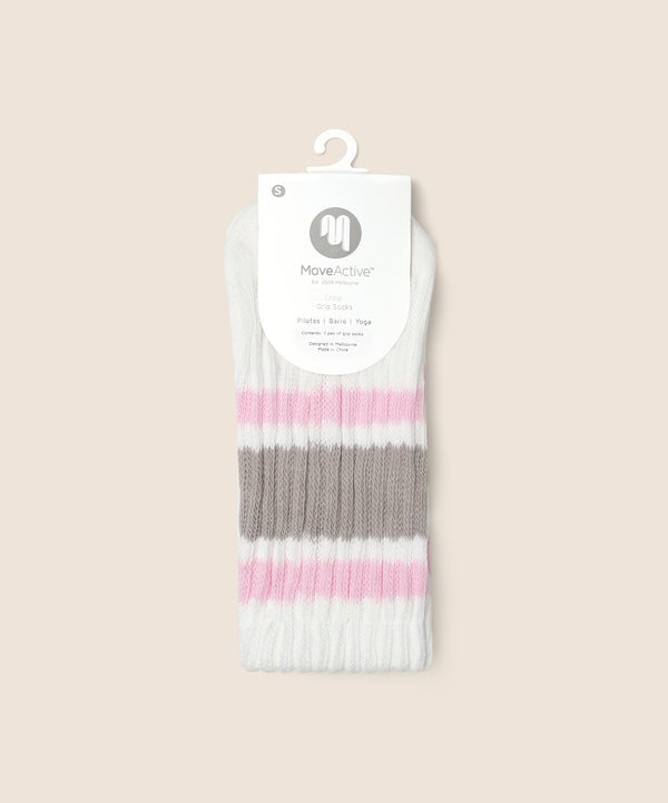 Crew Grip Socks - 80s Stripe