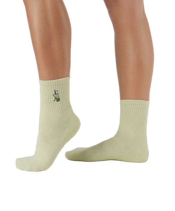 Crew Grip Socks - Matcha Lover