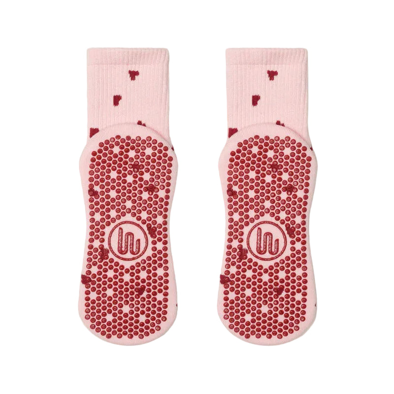 Crew Grip Socks - Love  Me Pink