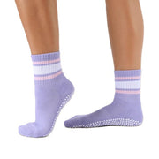 Crew Grip Socks - Purple Rain Stripe