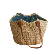 Market Lane Basket - Meadow with Suede Handles