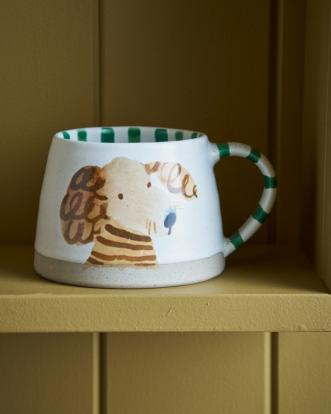 4 Dogs & A Cat Mug - Teddie
