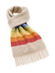 Pride Rainbow Beige Scarf