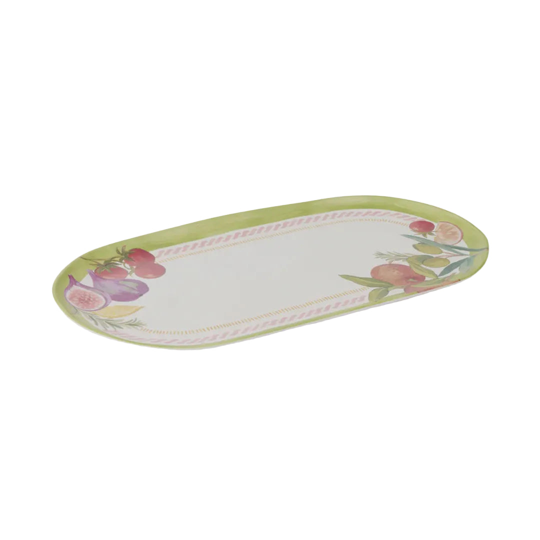 Melamine Oval Platter - Fiesta