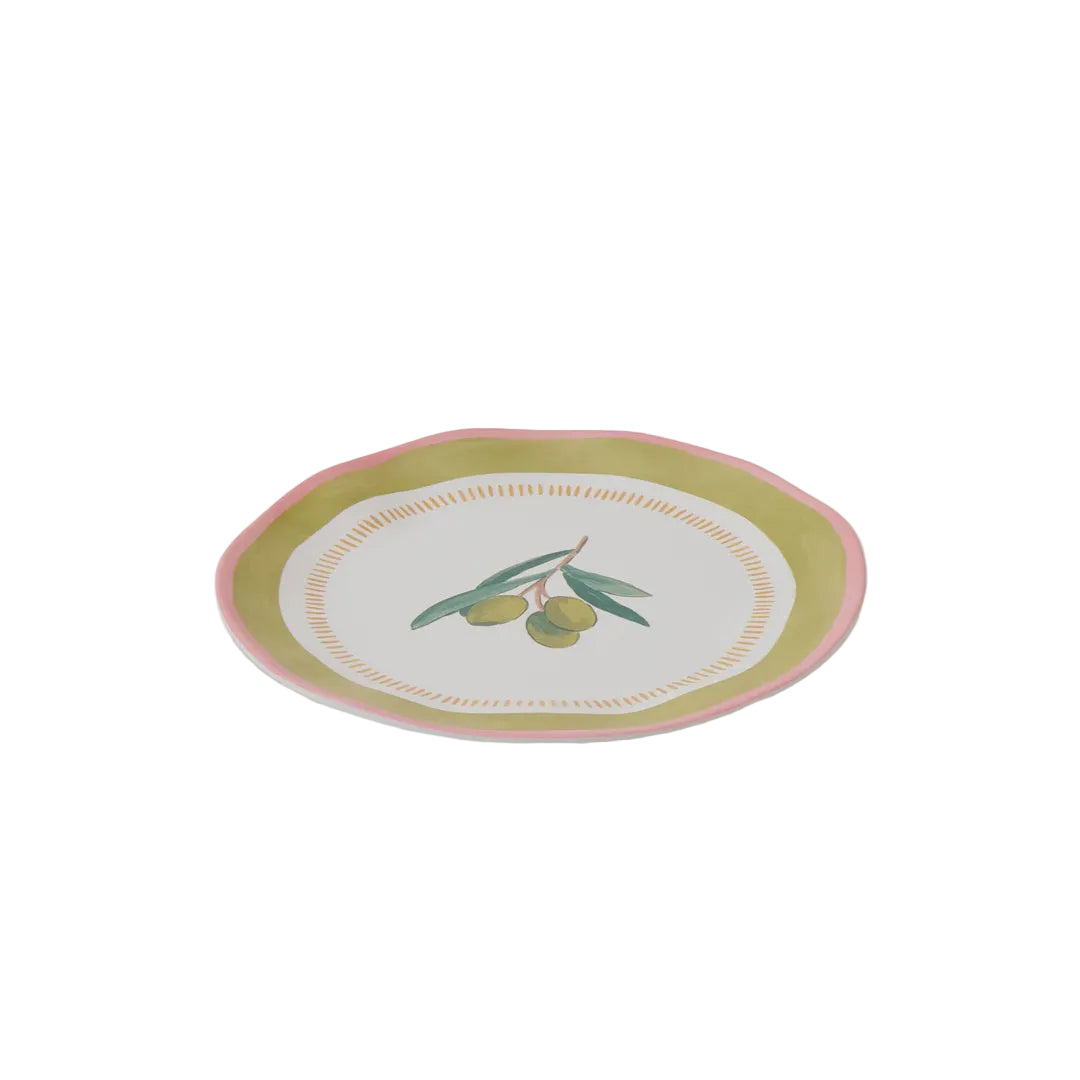 Melamine Small Plate - Fiesta Olive