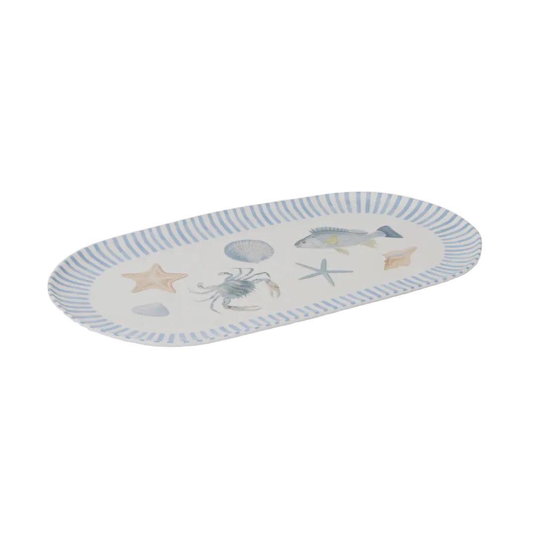 Melamine Oval Platter - La Mer