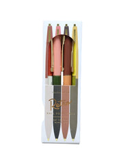 Retro Pen Set (4) - Desert Tones