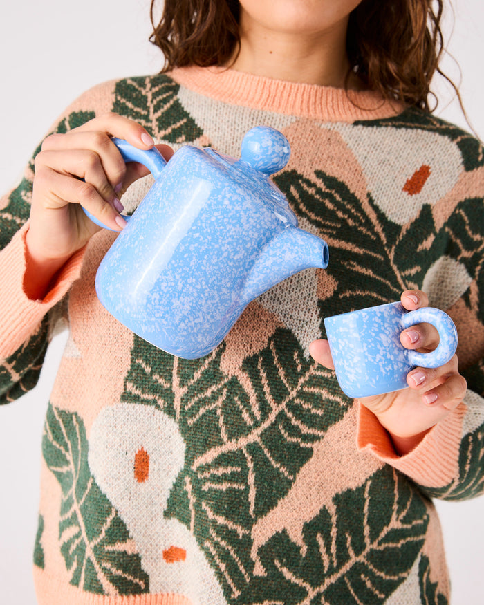 Coffee 6 Piece Set - Capri  Blue