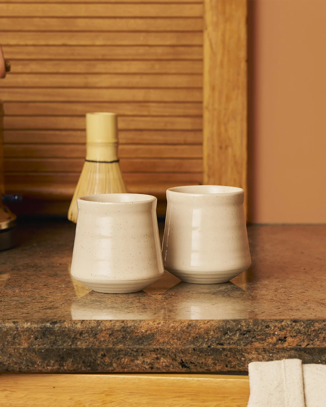 Set of 2 Matcha Latte Cups - Milk