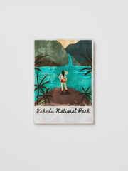 Capiz Shell Art Tile - Snapshot - Kakadu