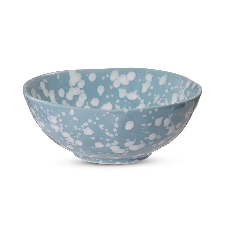 Speckle Light Blue & White Small Bowl