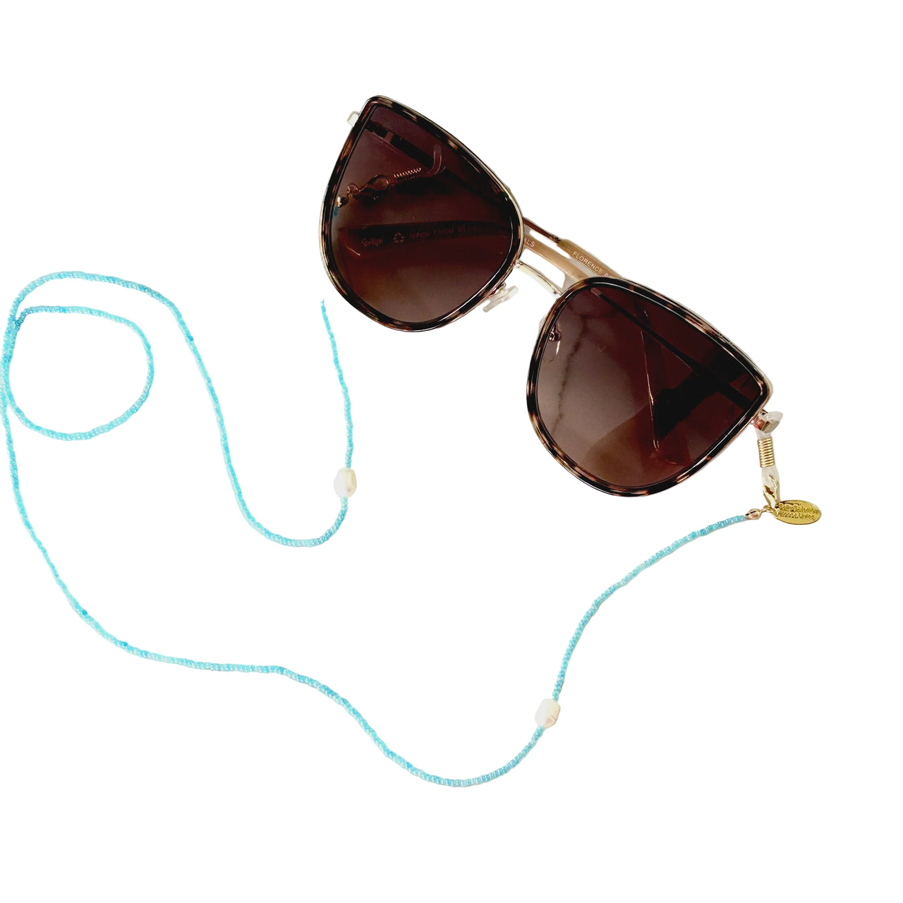 Glasses Chain Delicate - Lulu Turquoise