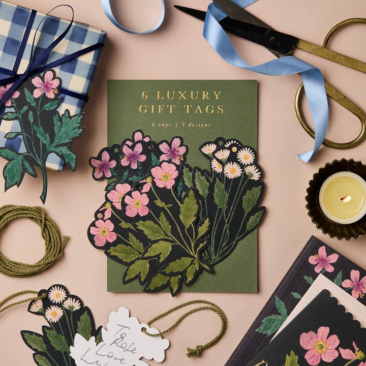 Botanical Gift Tags - Set of 6