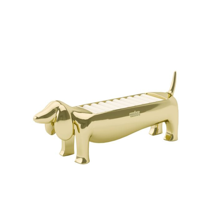 Dachsie Ring Holder - Brass