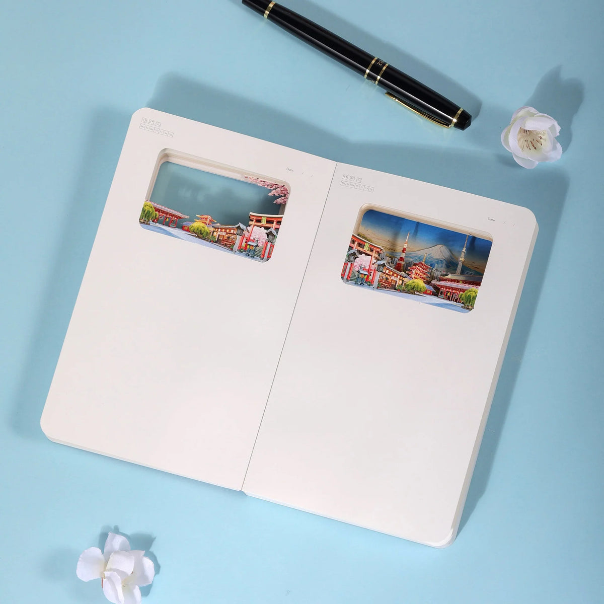 3D Paper Art Notebook - Tokyo