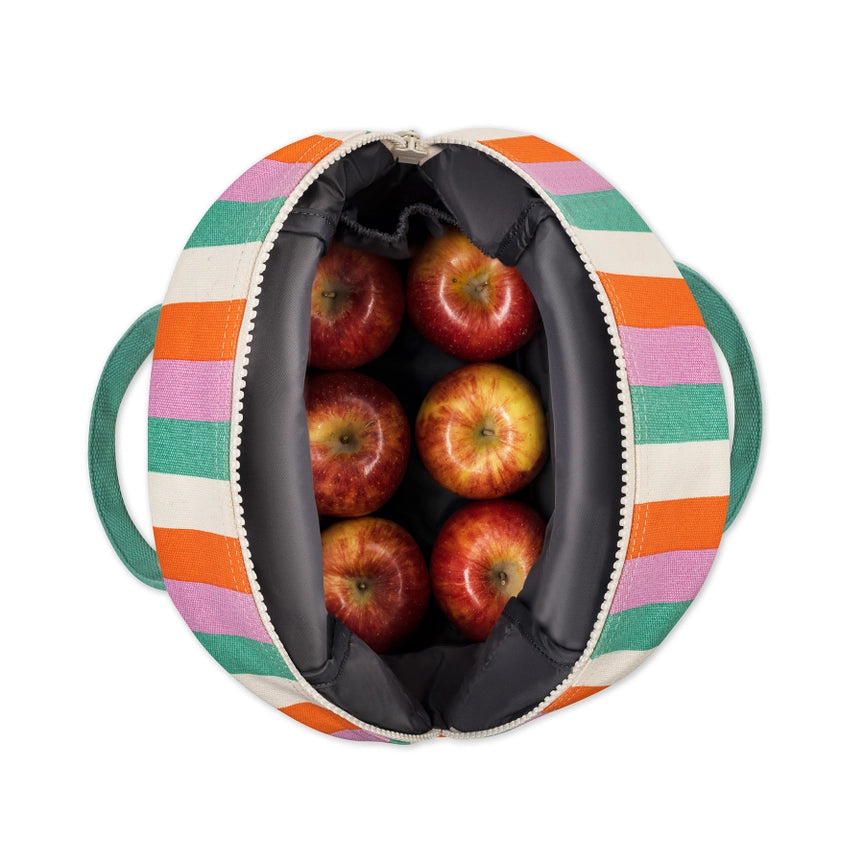 Zipper Lunch Bag - Three Stripe