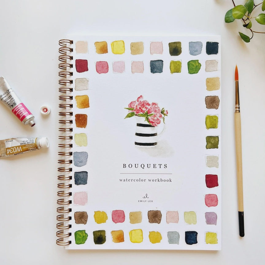 Watercolour Workbook - Bouquets