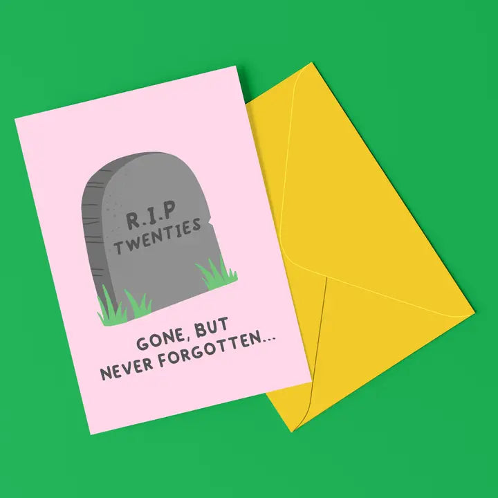 RIP Twenties Card