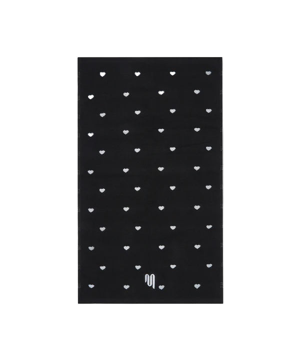 Workout Terry Towel - Monochrome Hearts